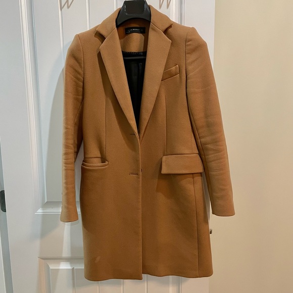 Zara Women’s Coat- Caramel, XS - Picture 2 of 5